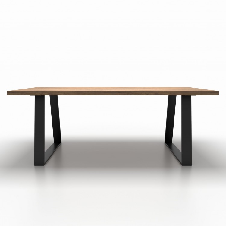 2x Metal table legs - trapezoid shaped - TR10020
