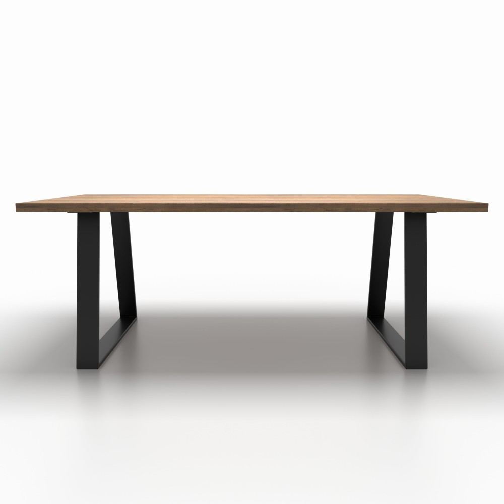 Set de Pieds de table en métal  en forme de trapèze - TR10020 | Taormina Design