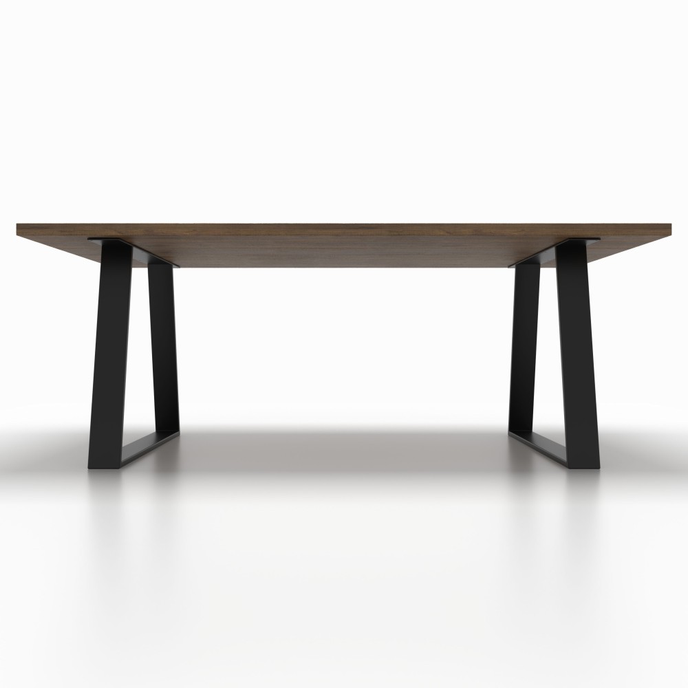 Set de Pieds de table en métal  en forme de trapèze - TR10020 | Taormina Design