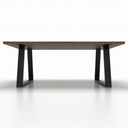 2x Metal table legs - trapezoid shaped - TR10040