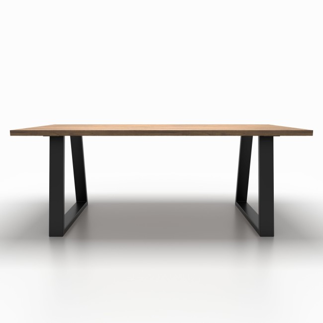 2x Pieds de table en métal - en forme de trapèze - TR10040