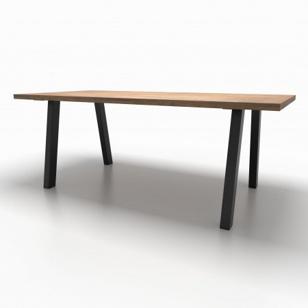 2x Metal table legs -...