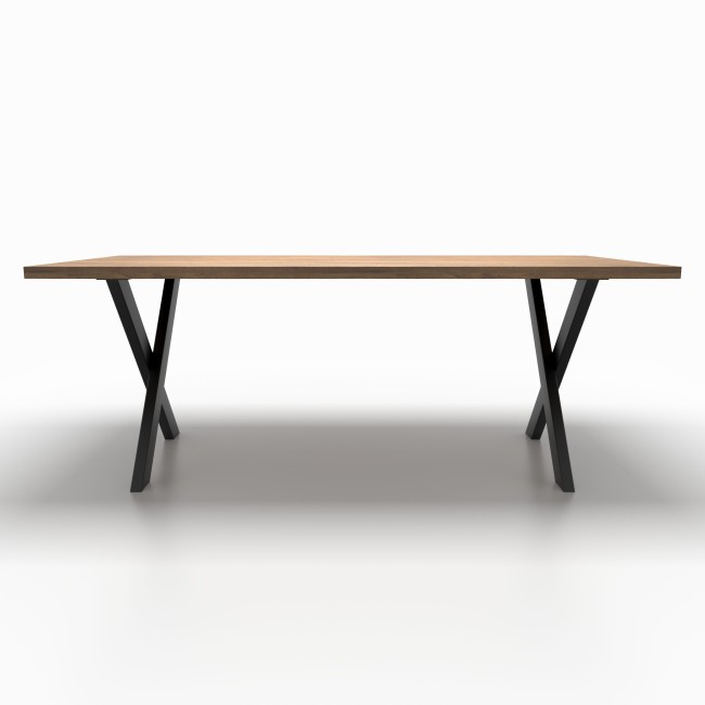 2 x Metal table legs, X Shaped -  XS8040