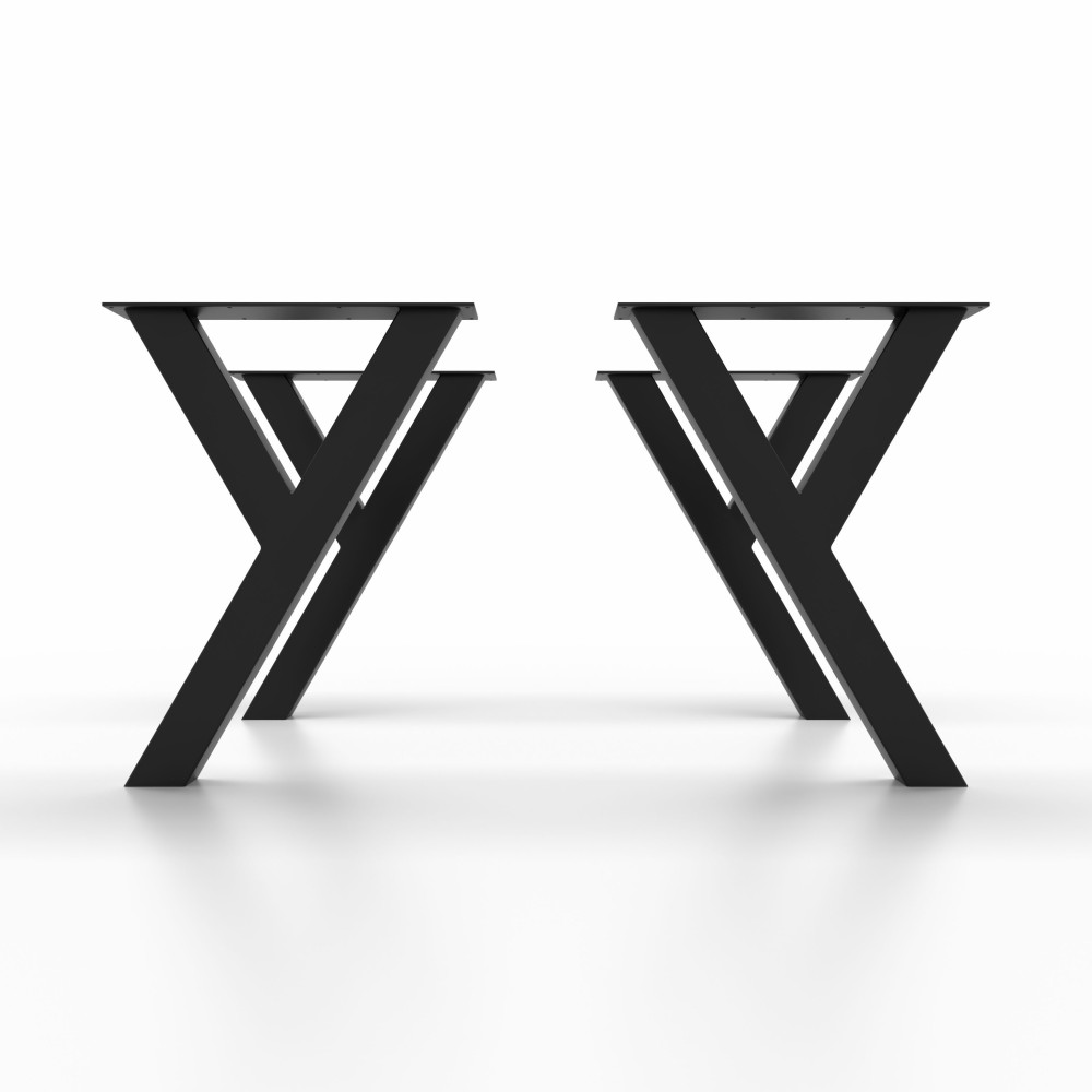 4x Metal table legs - Y shaped- Y8060 | Taormina Design