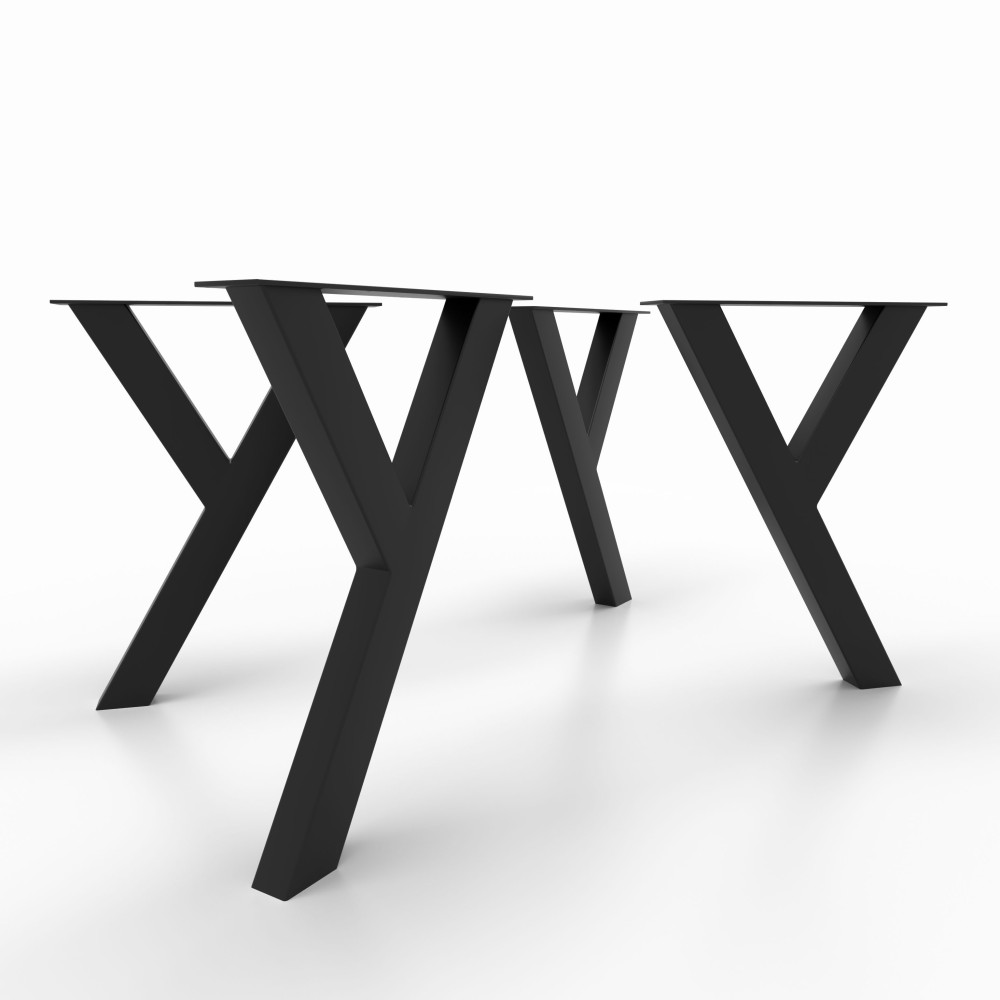 4x Metal table legs - Y shaped- Y8060 | Taormina Design