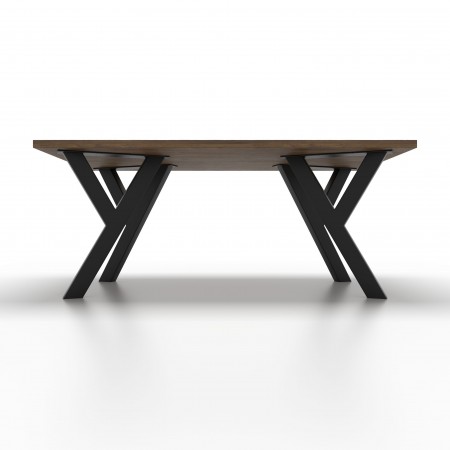 4x Pieds de table en métal - en forme de Y- Y8060