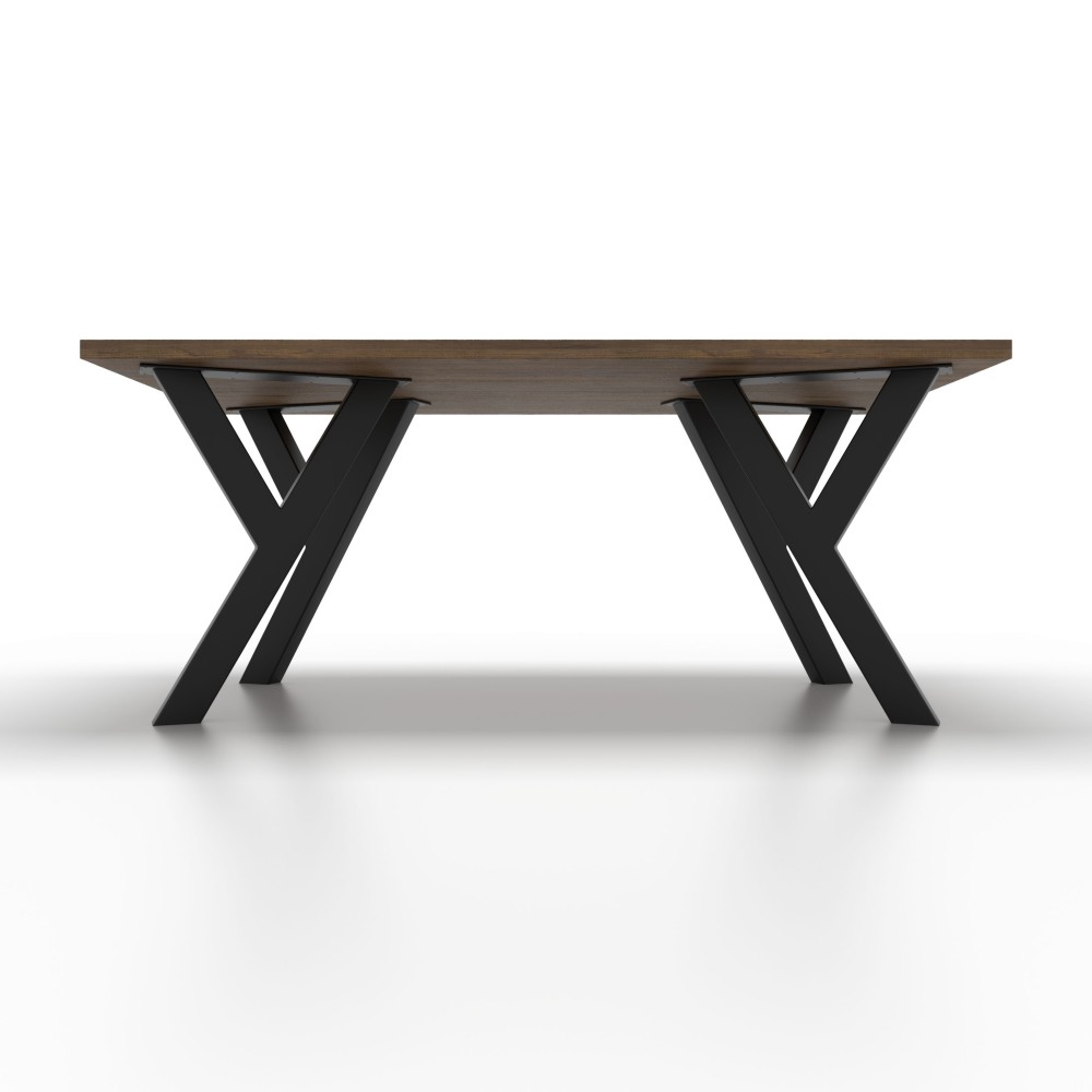 4x Pieds de table en métal - en forme de Y- Y8060 | Taormina Design