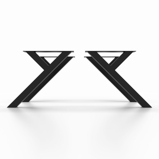 4x Metal table legs - Y...