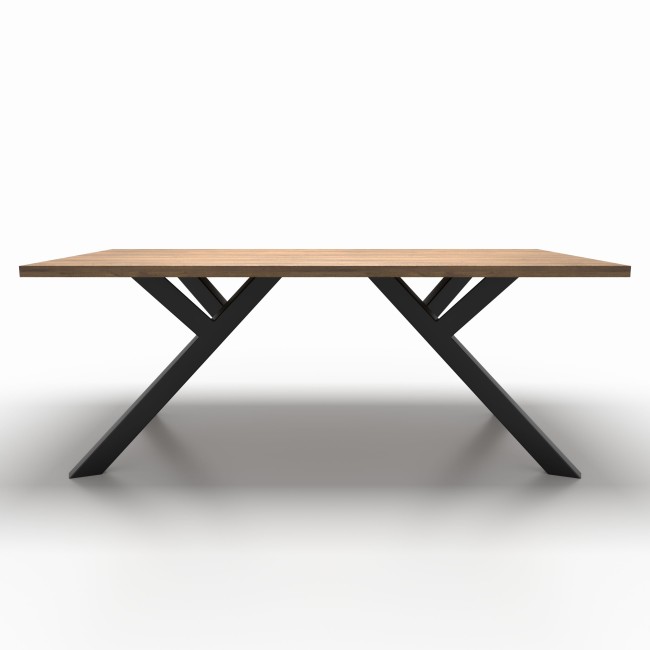 4x Pieds de table en métal - en forme de Y - YL8060