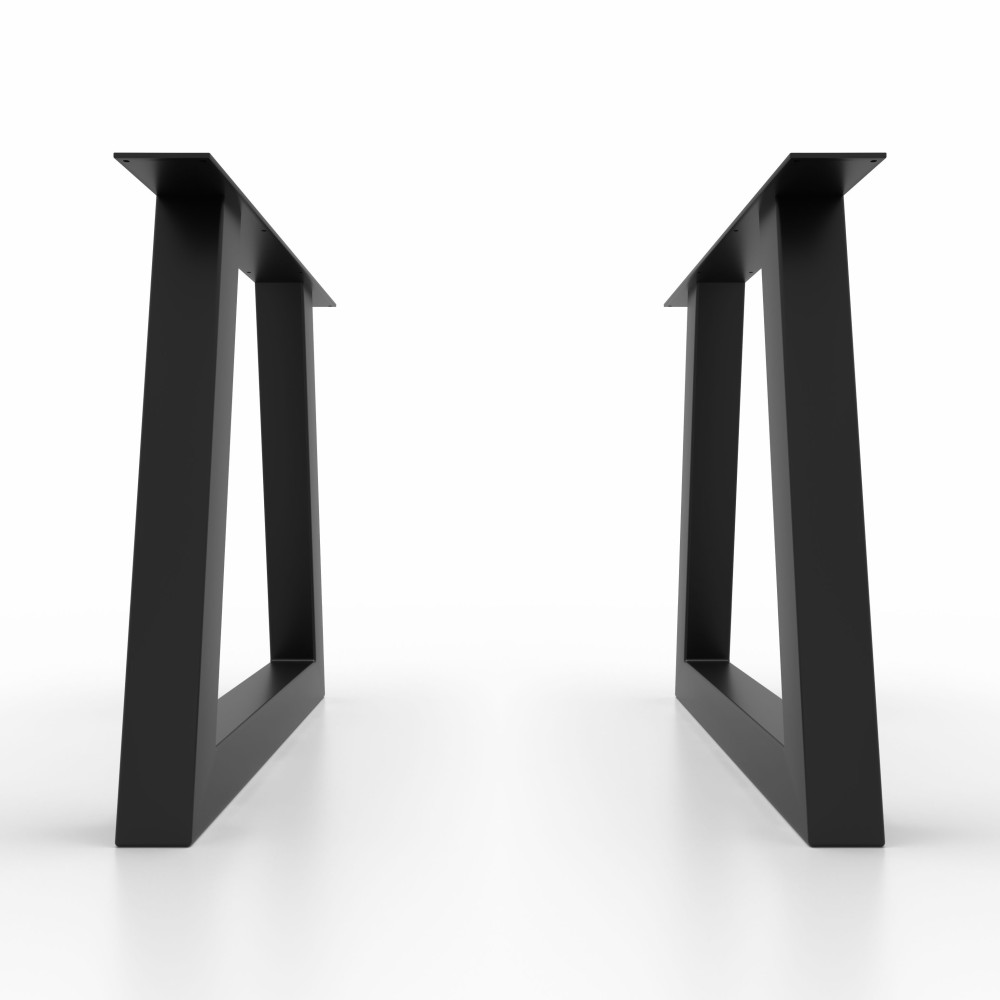Gambe  per tavolo a forma di Trapezio - Piedi per scrivania in metallo  TR8080 | Taormina Design
