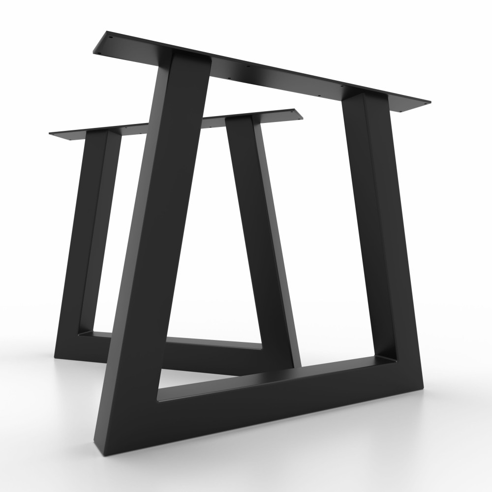Pieds de table en métal - en forme de trapèze - TR8080 | Taormina Design