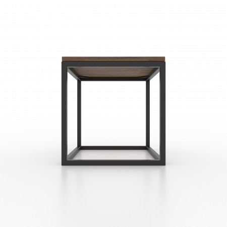 Tavolo basso, tavolino in metallo stile industriale CUBO - CU2020