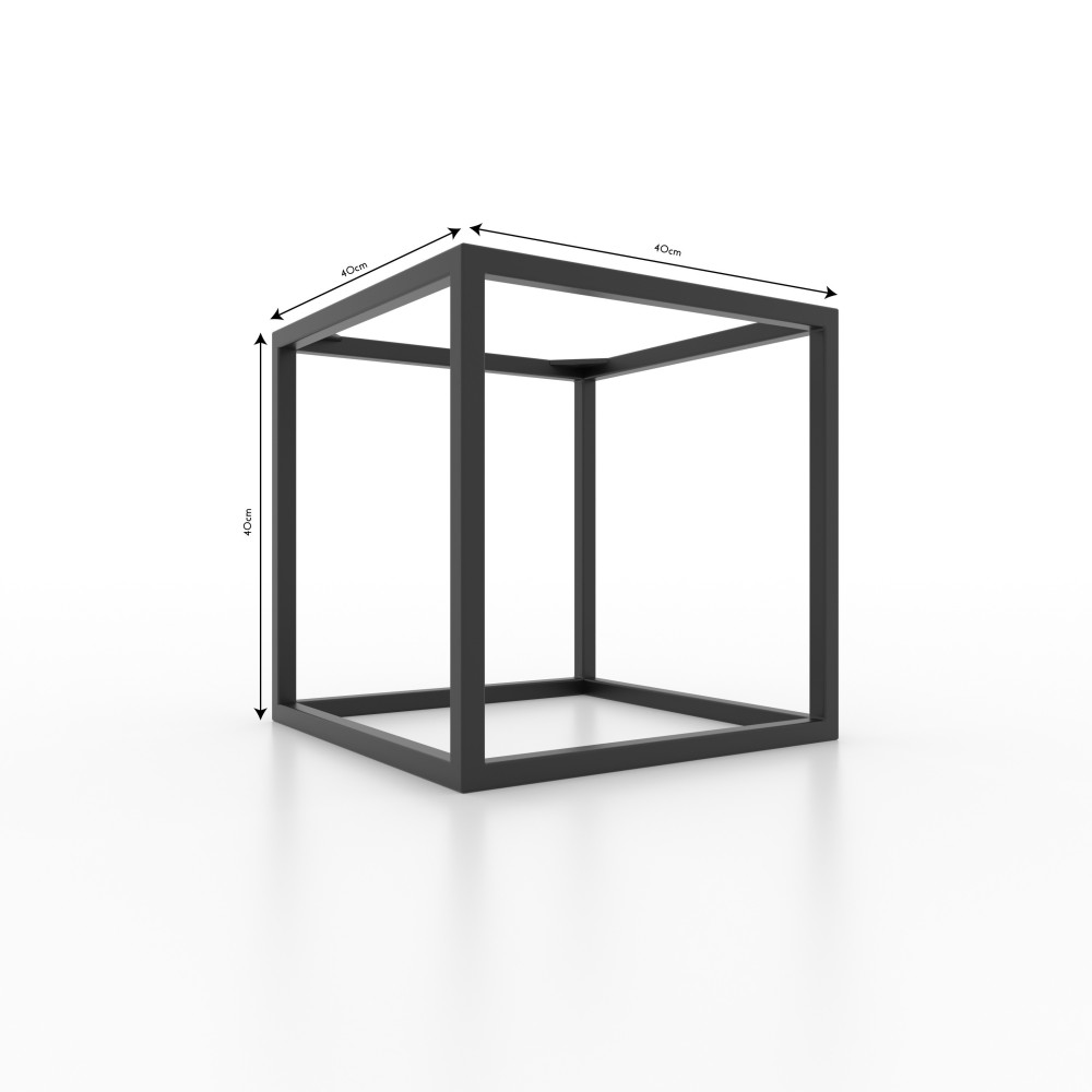 Metal Coffee Table industrial design CUBE - CU2020