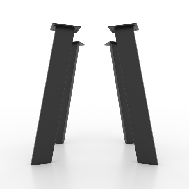4x Pieds de table en métal...