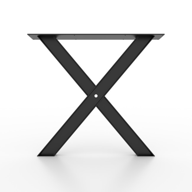 Pieds de table croix avec barre de support centrale - XBIPE80