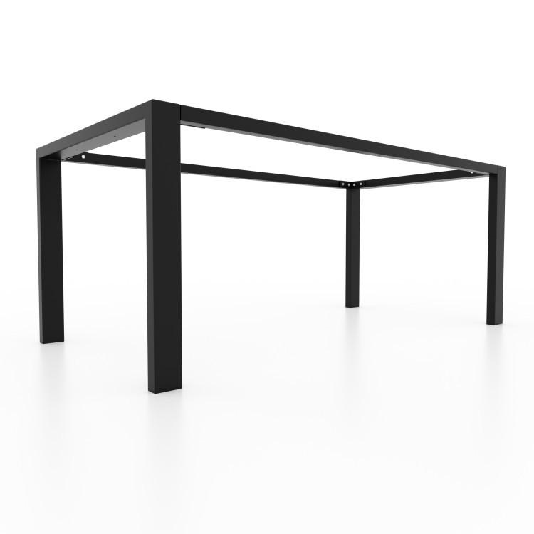 Metal table legs with double bar U shaped - UA2BP8040
